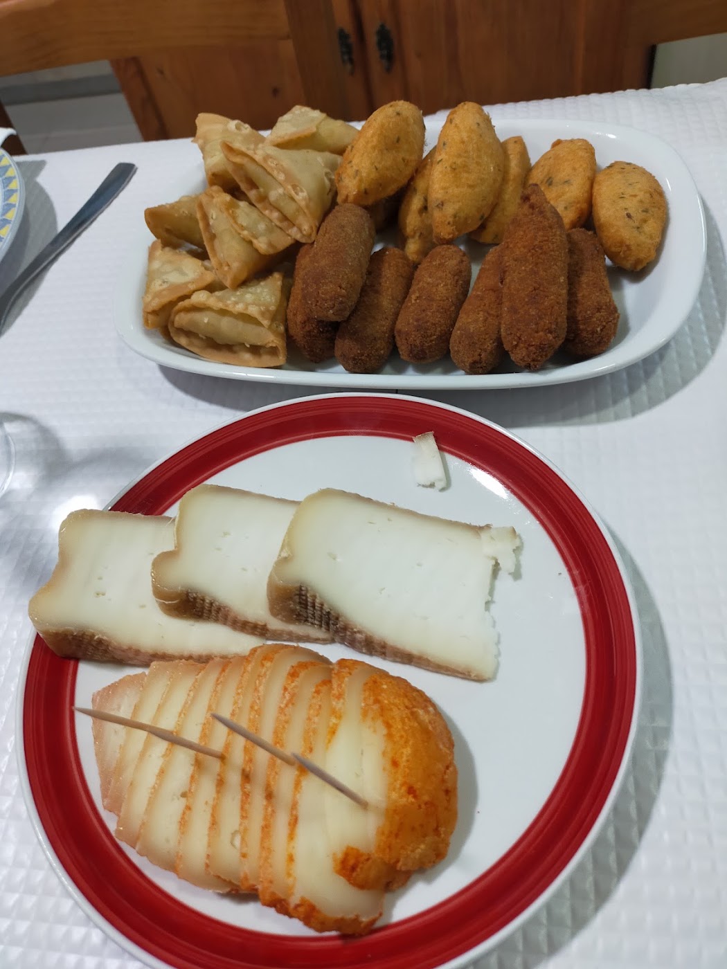 croquetes e rissois